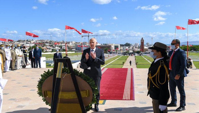 الرئيس التونسي يؤكد موقف بلاده الداعم للقضية الفلسطينية