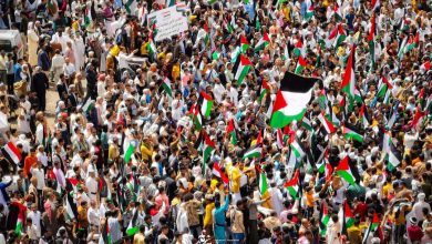 مظاهرات حاشدة في عدة دول عربية وغربية تضامنا مع غزة