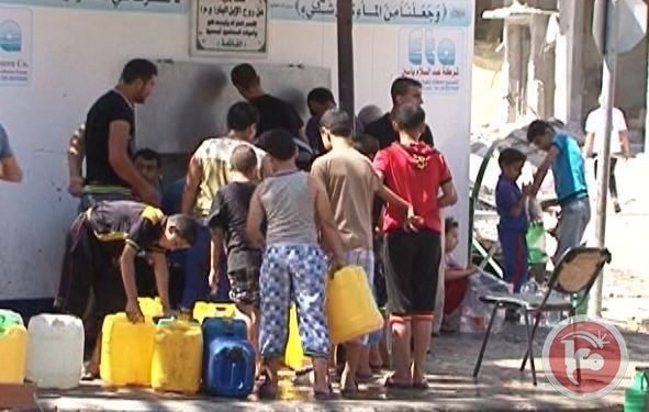 نقص الماء وتلوثها خطر يهدد حياة سكان قطاع غزة