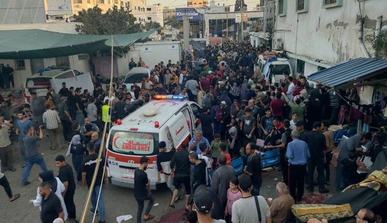The Israeli army demands the evacuation of Shifa hospital in Gaza