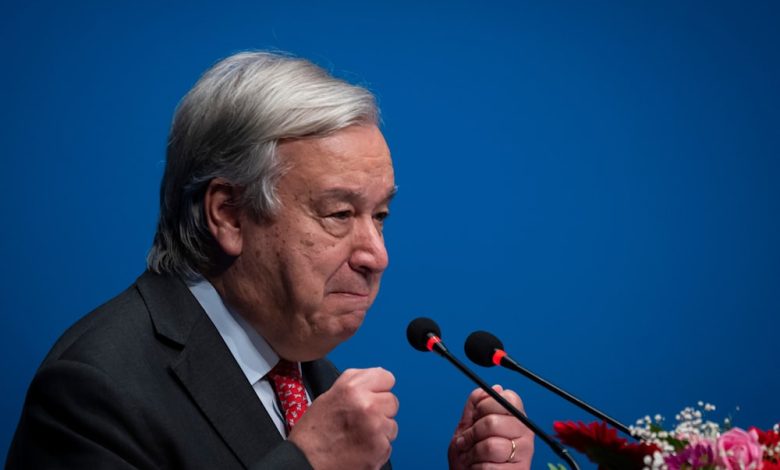 U.N. Chief Antonio Guterres