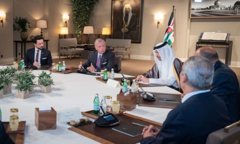 الملك عبد الله الثاني: الحل العسكري لن ينهي الصراع الفلسطيني الإسرائيلي