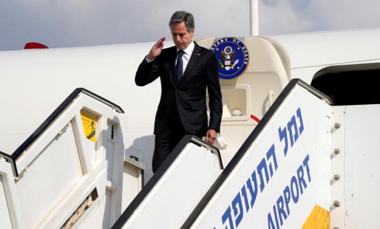 وزير الخارجية الأميركي يصل إلى إسرائيل للمرة الثالثة منذ بدء الحرب على غزة