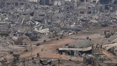 دمار خلفه قصف إسرائيلي