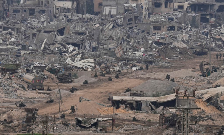 دمار خلفه قصف إسرائيلي