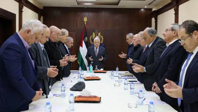 رئيس السلطة محمود عباس يترأس اجتماع اللجنة التنفيذية لمنظمة التحرير، رام الله، 25 ديسمبر 2023