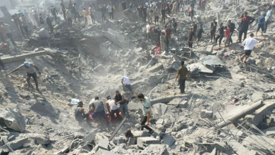 قصف إسرائيلي استهدف قبل أيام منطقة سكنية في مخيم جباليا شمالي غزة مخلفا عددا كبيرا من الشهدا