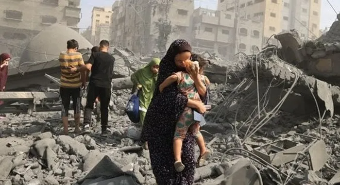دمار واسع جرّاء القصف الإسرائيلي لغزة