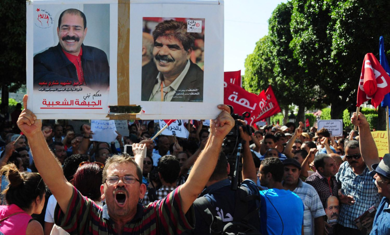 آلاف التونسيين ينددون بجرائم تنظيم الإخونجية