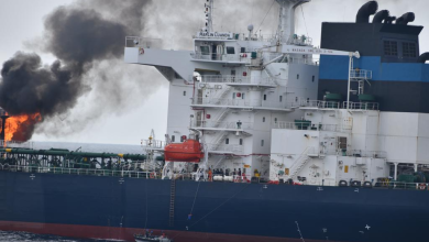 هجوم بطائرة مسيرة على سفينة شحن بريطانية قبالة سواحل اليمن