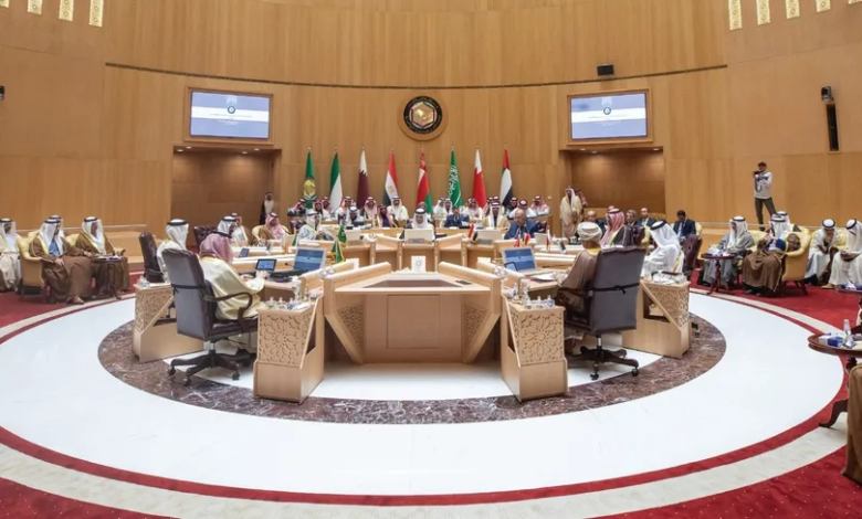 جانب من أعمال الاجتماع الوزاري المشترك بين دول مجلس التعاون الخليجي مع مصر في مدينة الرياض بالسعودية. 3 مارس 2024