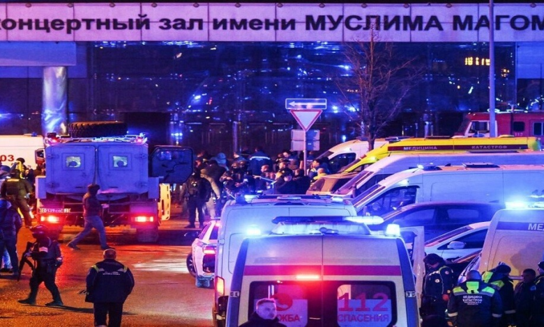 هجوم إرهابي في موسكو يستهدف المركز التجاري "كروكوس سيتي"