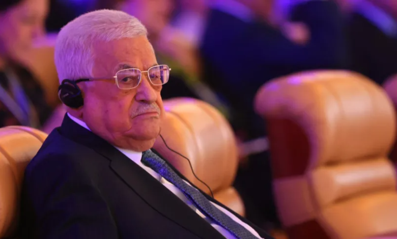 محمود عباس يحضر الاجتماع الخاص للمنتدى الاقتصادي العالمي في الرياض. 28 أبريل 2024