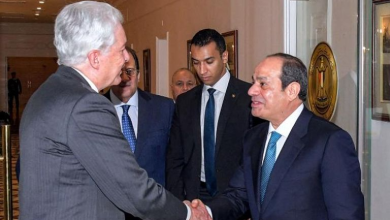 الرئيس المصري عبد الفتاح السيسي يستقبل مدير الاستخبارات المركزية الأميركية وليام بيرنز
