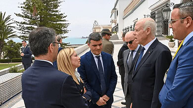 قيس سعيد وجورجيا ميلوني