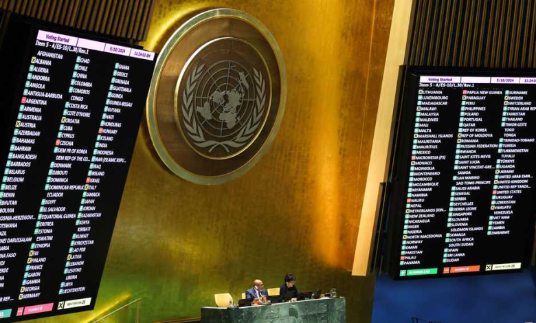143 دولة تدعم العضوية الكاملة لدولة فلسطين في الأمم المتحدة