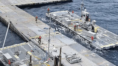 Gaza Pier Construction Completed