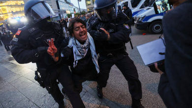 German police arrest supporters of Palestine