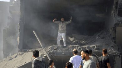 Israel Leaves in Jabalia Trail of Skeletal Remains