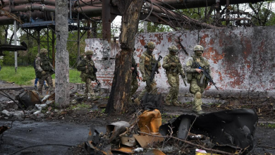 The Russian army advances on Kharkov