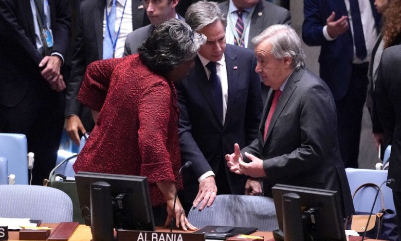 Guterres with Blinken