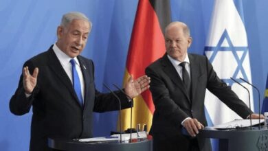 Netanyahu, Olaf Scholz
