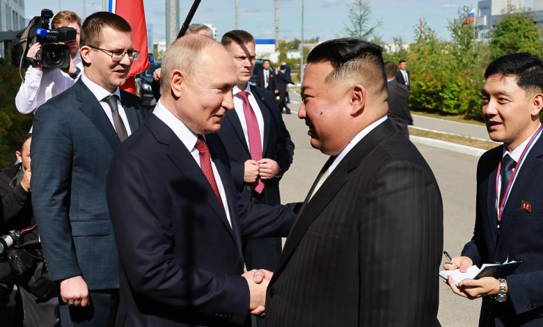 Putin and Kim Jong Un