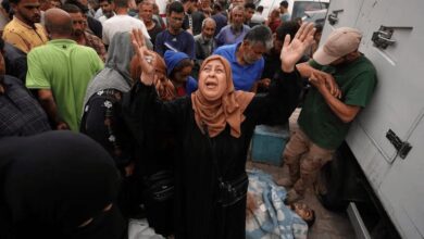 Israel kills displaced people in a school in Nuseirat camp
