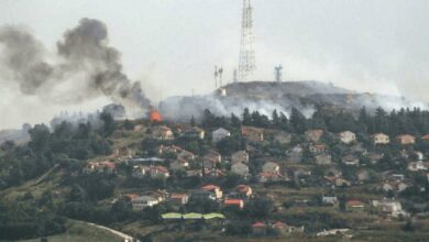 Part of the confrontations between Israel and Hezbollah