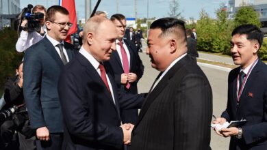 Putin and Kim Jong Un