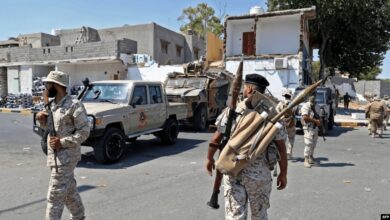 Violent clashes between armed militias in the city of Zawiya