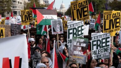 Protesters Against Gaza Genocide