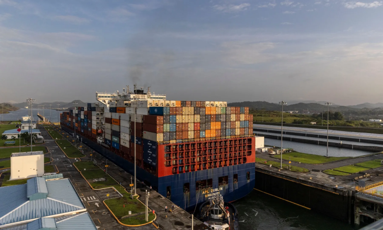 Trump demands free passage for US military and commercial vessels through the Suez and Panama Canals.