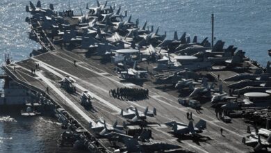 الولايات تحشد عسكرياً للحرب في الشرق الأوسط