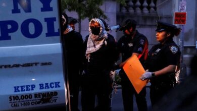 La police arrête des dizaines d'étudiants de l'université Columbia