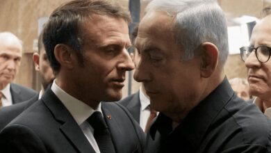 Macron and Netanyahu