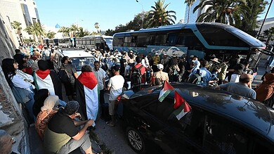 أوامر لقوات الاحتلال الإسرائيلي بمنع دخول قافلة الصمود إلى قطاع غزة