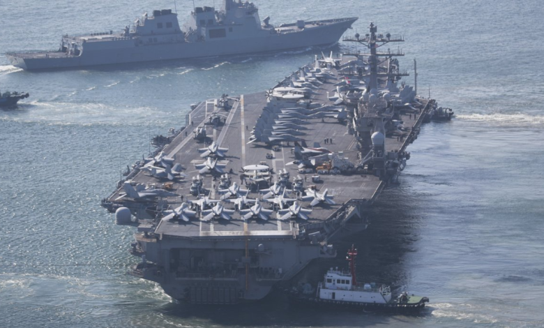 حاملة الطائرات الأميركية USS Nimitz تتجه إلى الشرق الأوسط