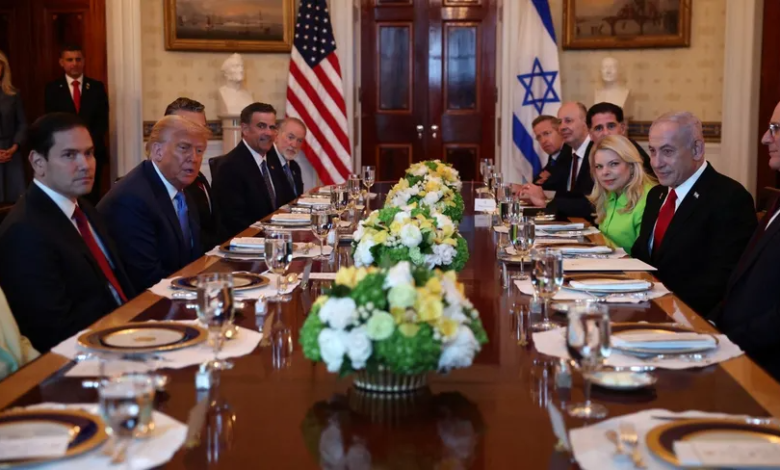 Trump receives Netanyahu at the White House and discusses the Gaza ceasefire