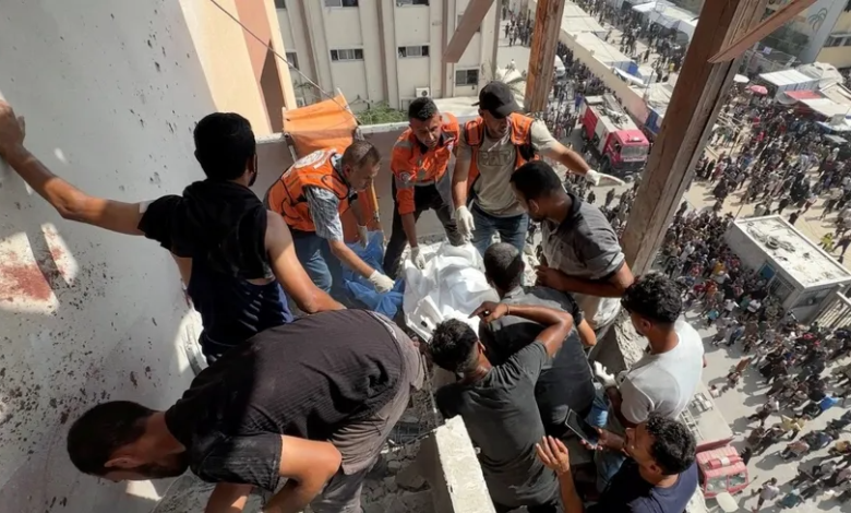 Israël commet un massacre au complexe médical Nasser à Gaza