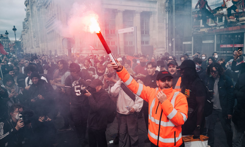 Une journée de grèves et de manifestations d’une ampleur exceptionnelle en France