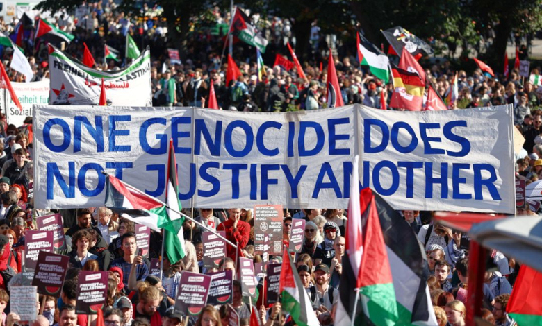 حراك عالمي يندد بالإبادة في غزة ويدعو لفرض عقوبات على إسرائيل