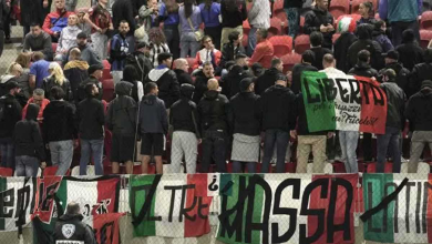 جماهير المنتخب الإيطالي تساند غزة وتدير ظهرها للنشيد الإسرائيلي