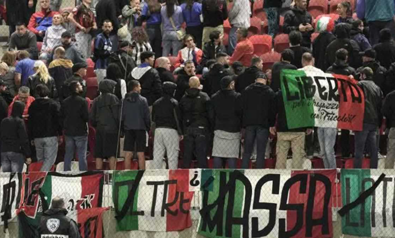 جماهير المنتخب الإيطالي تساند غزة وتدير ظهرها للنشيد الإسرائيلي