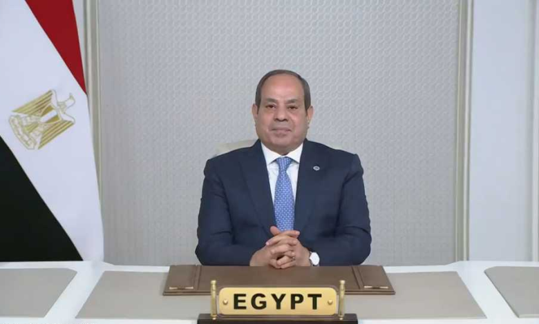 السيسي يدعو المجتمع الدولي إلى مواجهة التصرفات المتهورة للإدارة الإثيوبية