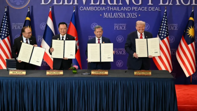 بحضور ترامب... تايلاند وكمبوديا توقعان اتفاقاً لوقف إطلاق النار