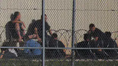 Refugees and migrants suffering from diseases and pests in a Texas detention facility.